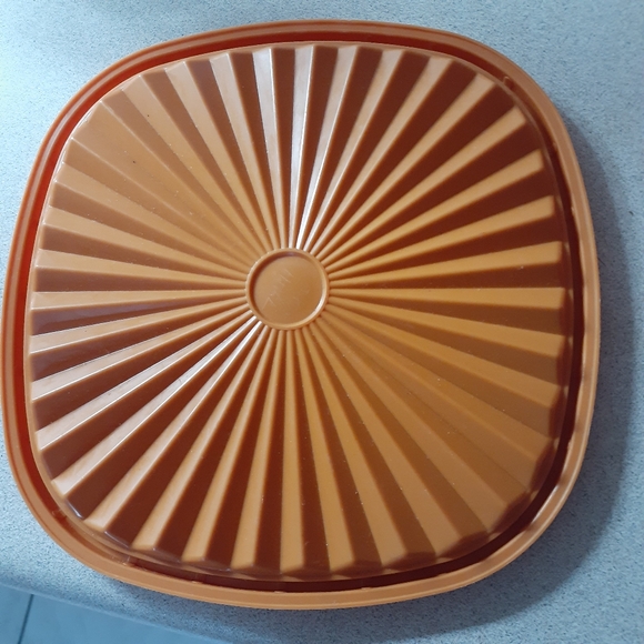 Vtg Tupperware Lid Seal #839 Orange for 7" Servalier® Bottom or Others - Picture 14 of 16